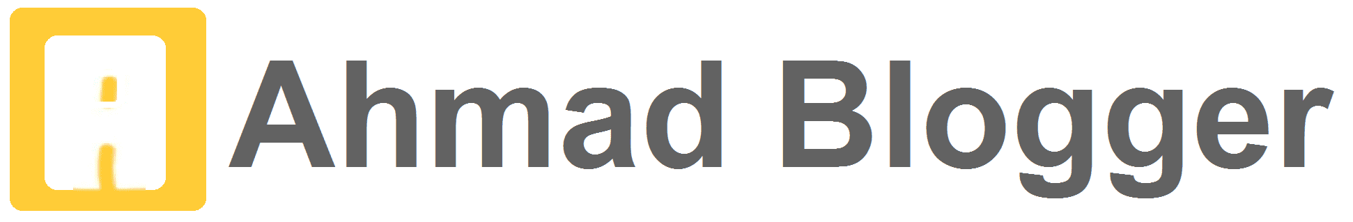 Ahmad Blogger Logo