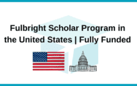 Fulbright Scholar Pakistan 2025 promotional banner featuring program details and benefits