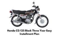 Honda CG 125 Black three year easy installment plan