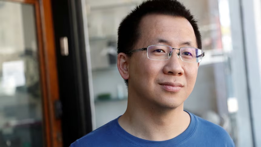 Zhang Yiming is the founder and former global CEO of ByteDance, TikTok's parent company. (Reuters: Shannon Stapleton)
