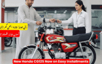 2025 Honda CG125 motorcycle available in Pakistan with zero interest installment plans and easy financing