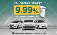 Pak Suzuki and HBL joint car financing promotion in Pakistan 2025 with 9.99% fixed markup, 1.5% insurance, free tracker, and fast delivery.