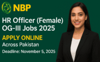 NBP HR Officer Female OG-III Jobs 2025 – Apply Online Across Pakistan