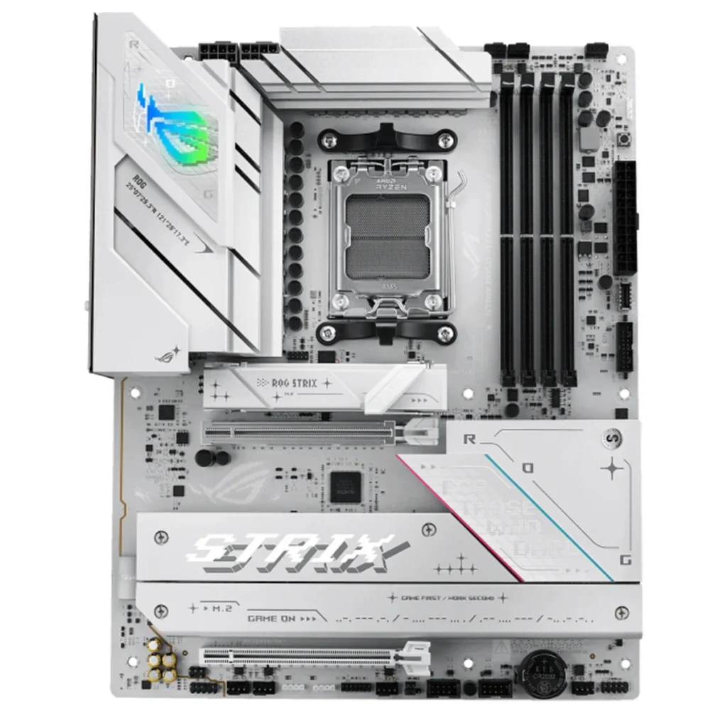 ASUS B850-A motherboard ports USB Type-C WiFi 7 antenna